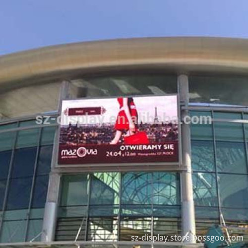 Animation Display Function display custom advertising outdoor LED video wall p10 advertising signs